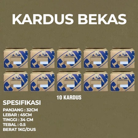 (ISI 10 PCS KARDUS) HARGA LEBIH HEMAT Kardus Besar ukuran 32x45 Kardus Pindahan Kardus Bekas Kardus 