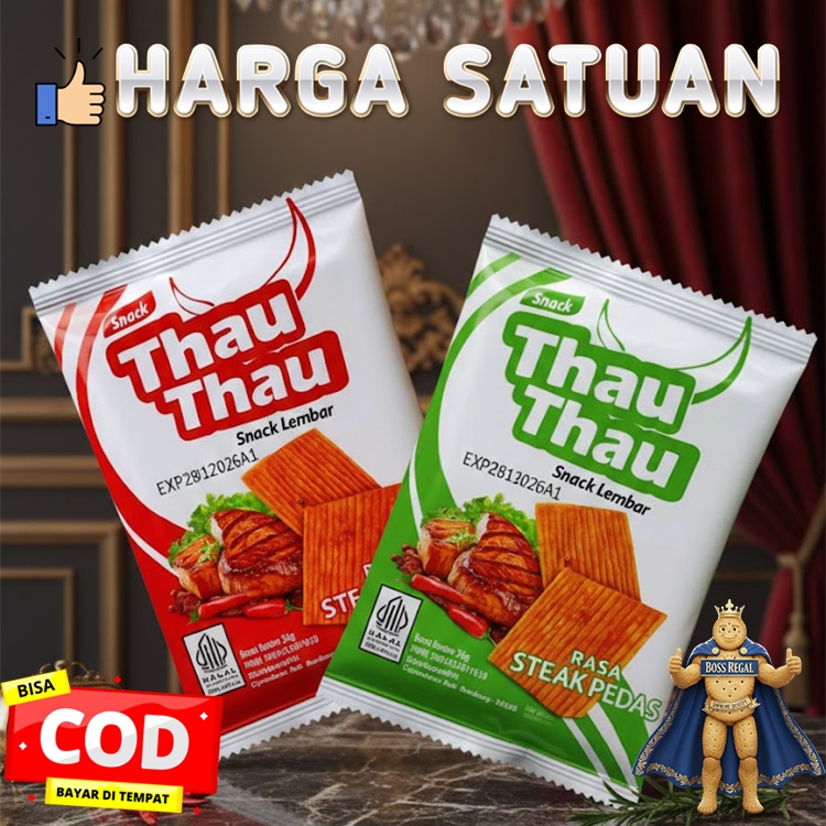 Snack Super Slice Pedas Thau Thau Latiao Halal 100% / Latio Snack Lembar Kulit Kembang Tahu