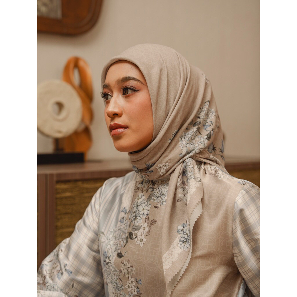 Syahara Scarves - Aleza Label | Kerudung Segi Empat | Hijab | Raya Collection 2026