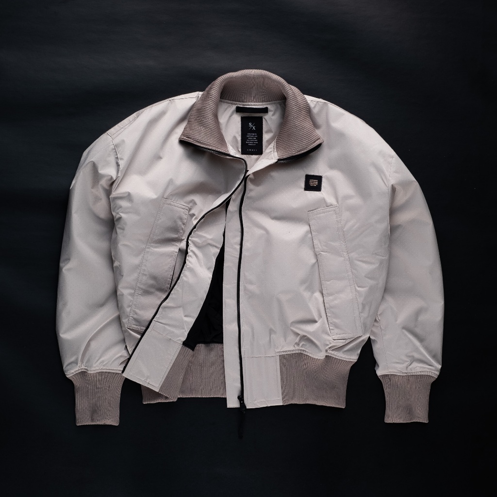 Sixpax Atlas Bomber Jacket Cream