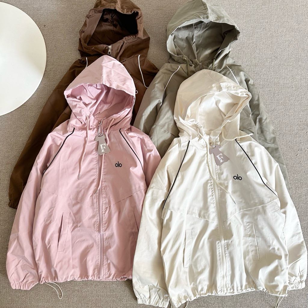 Jaket Zipper Olop Lengan Panjang