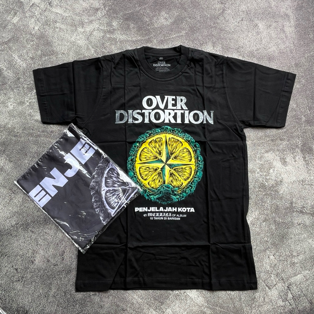 T Shirt Penjelajah kota Overdistortion