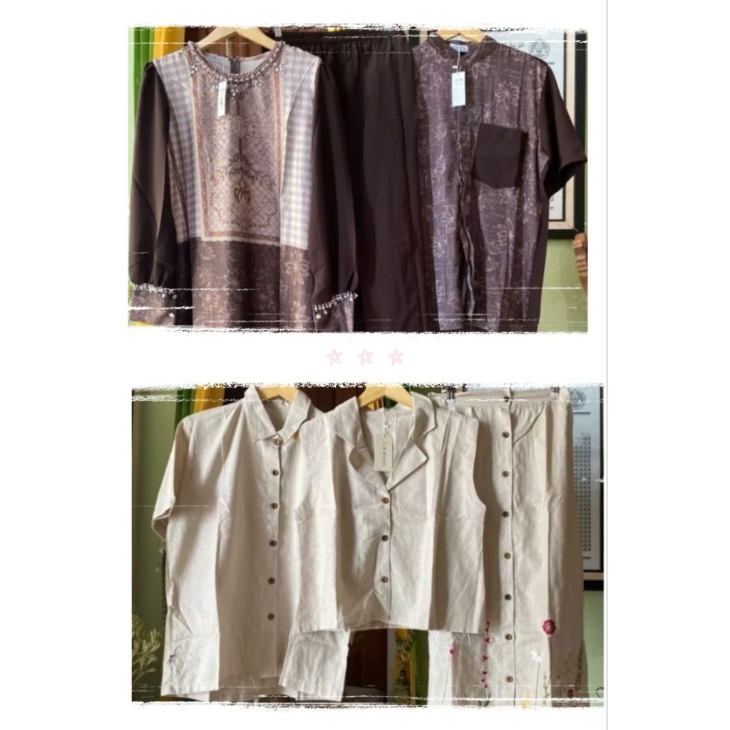 GAMIS, SETELAN CELANA, SETELAN ROK, MIDI, ATASAN, ROK, CELANA