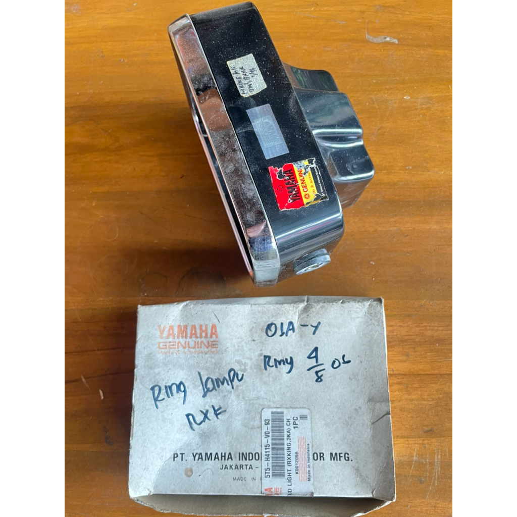 Batok Lampu 5T5 Ring Lampu 5T5 kotak 5T5 RX King Tua Lawas Original Yamaha Batok Cover Lampu RX King