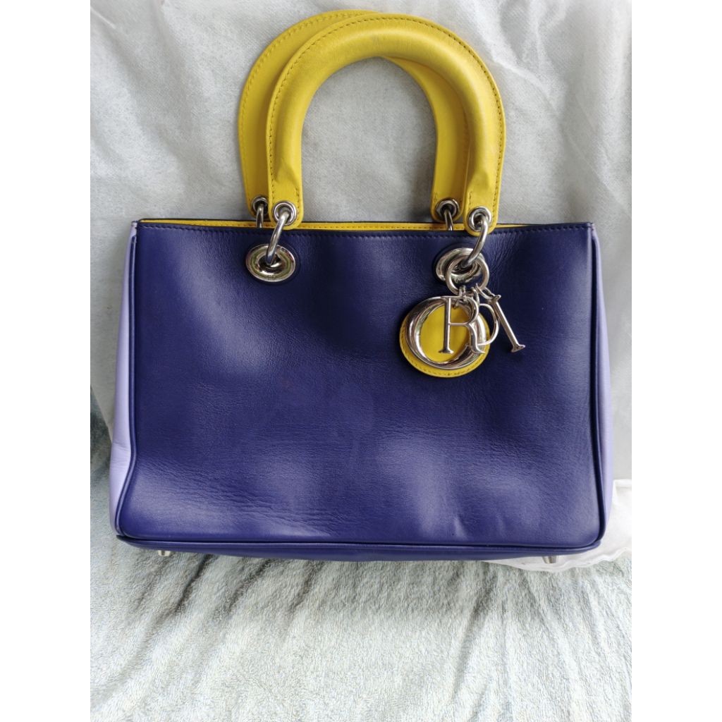 tas kulit asli cewek preloved good condition from dior