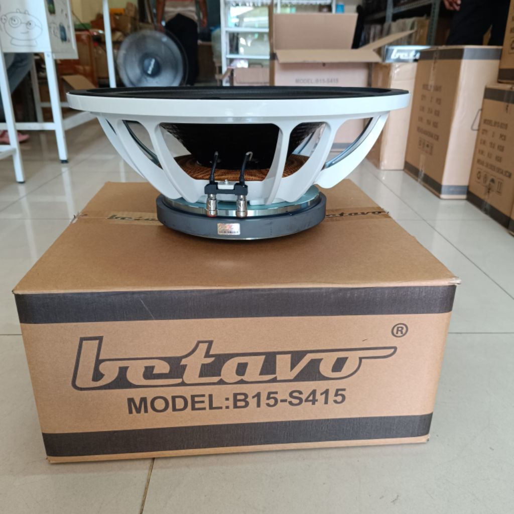SPEAKER KOMPONEN 15 INCH BETAVO B15-S415 DENGAN VOICE COIL 4 INCH