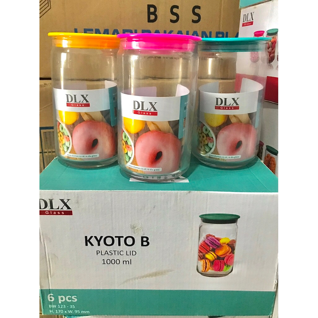 Toples DLX KYOTO B - Toples Beling - Kedap Udara - Toples Lebaran