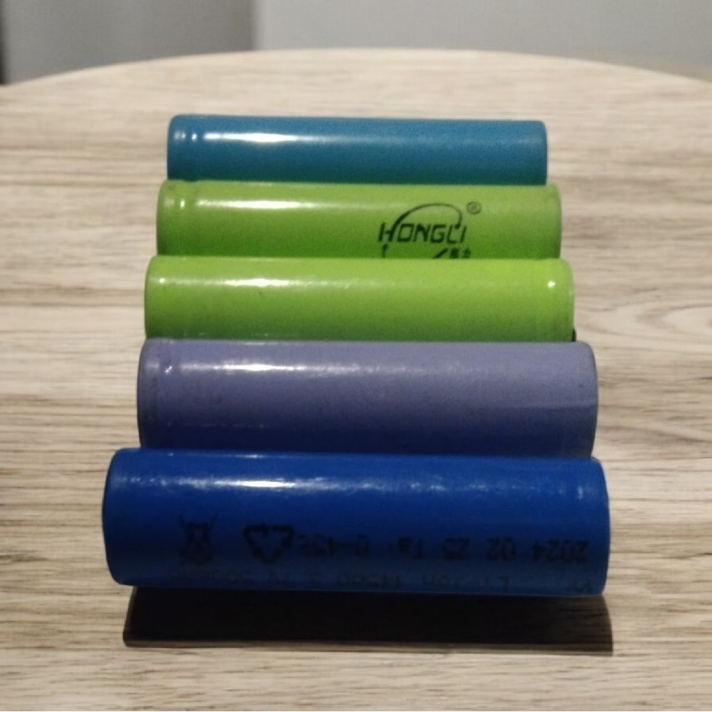 Baterai Lithium 14500 FLAT TOP 3.7V 500 mAh  bekas normal