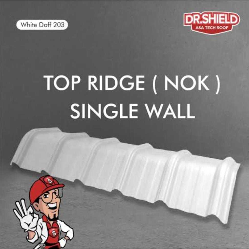 TOP RIDGE (WUWUNGAN) ATAP UPVC DR SHIELD