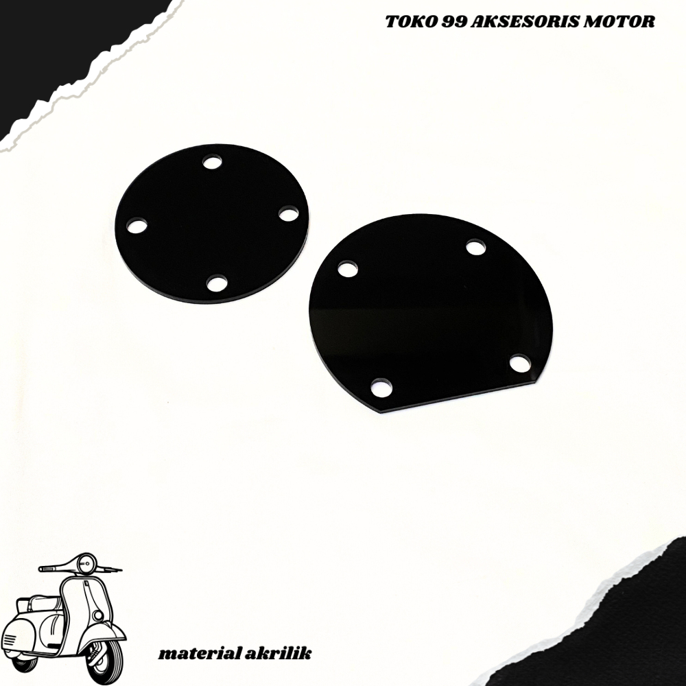 MIKA AKRILIK TUTUP COVER KALTER BLOK MESIN KAWASAKI NINJA R RR SS COVER PELINDUNG TUTUP MESIN MOTOR 