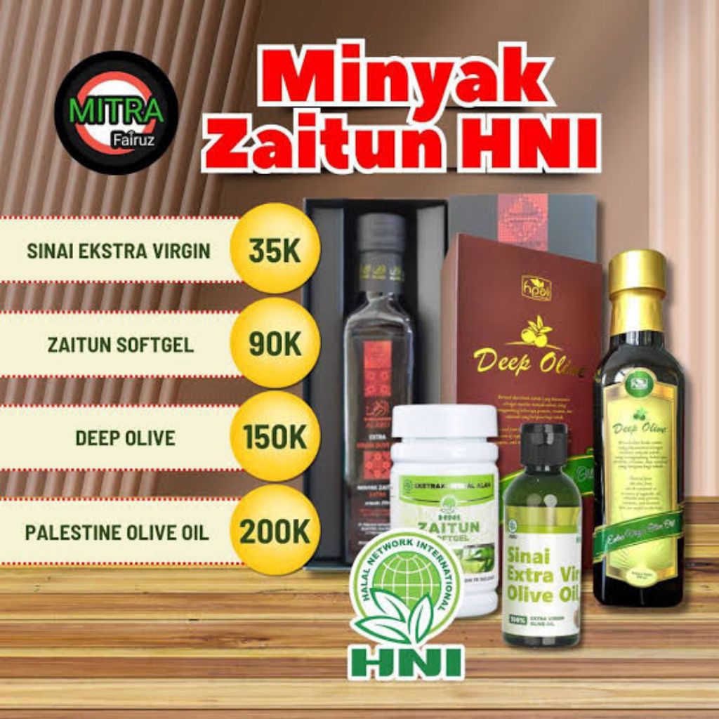 Minyak Zaitun Softgel HNI HPAI 60 Kapsul - Membantu Daya Tahan Tubuh