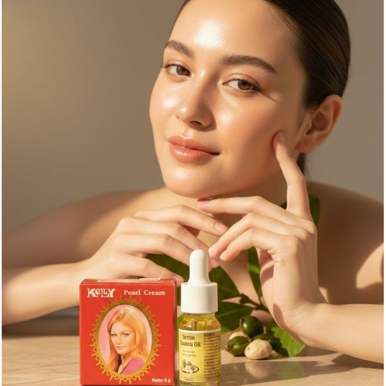 Paket Hemat Kelly & Serum Tamanu Oil Glowing BPOM