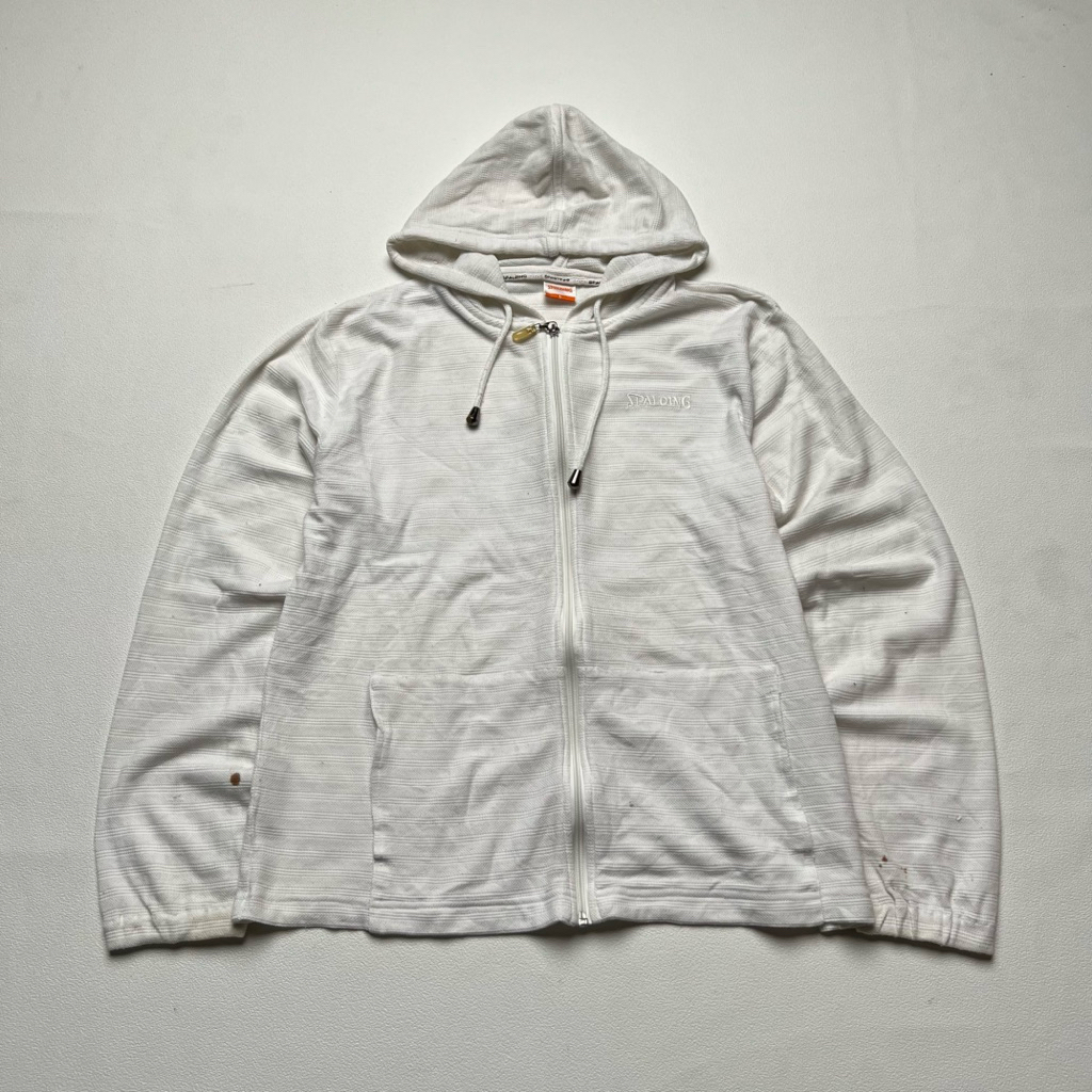 Zip Hoodie SPALDING Sz L Original Kode A183