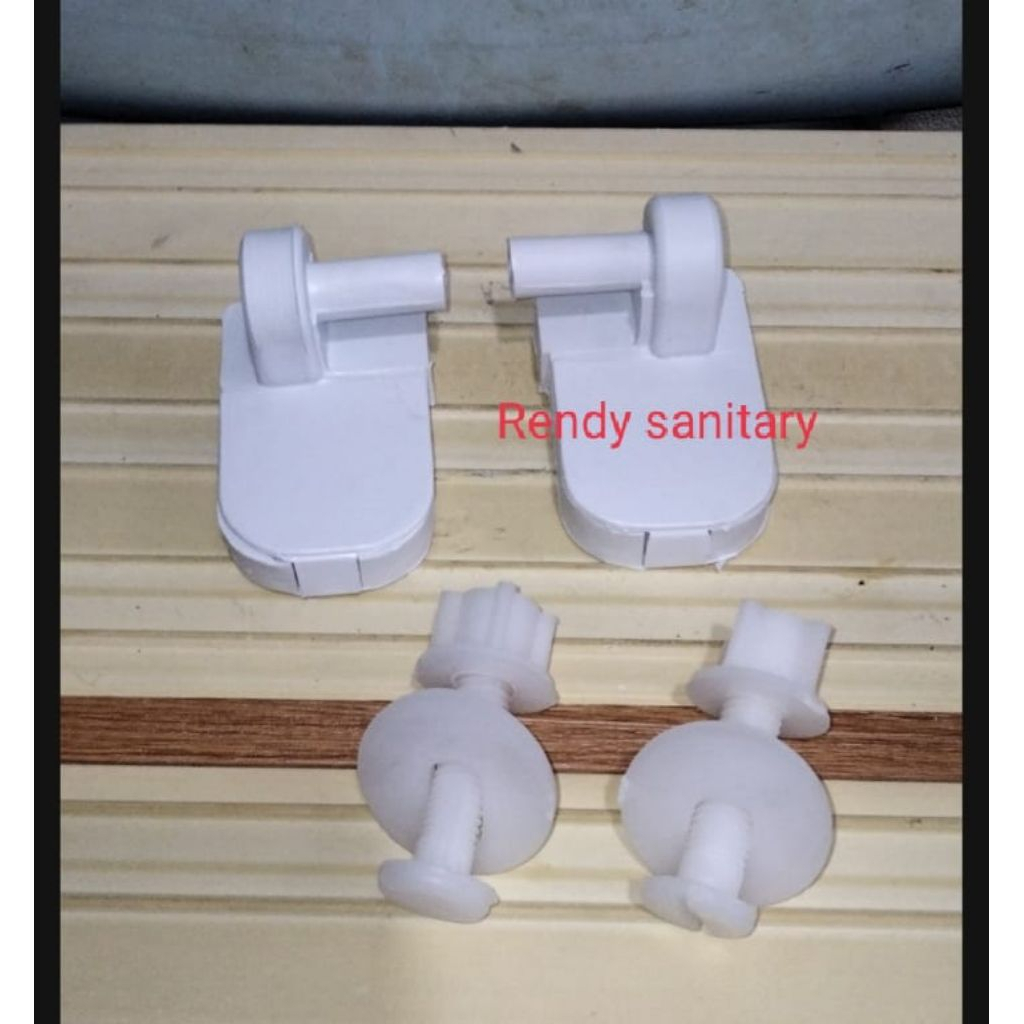 Baut Engsel Tutup Kloset Duduk TOTO - Desain Praktis, Warna Putih, Kompatibel TOTO