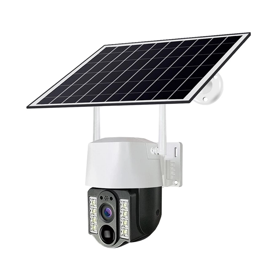 V380 pro CCTV 8MP HD Outdoor WIFI 4G SIM Camera Solar Battery PTZ Camera 360° Panoramic Voice Wirele