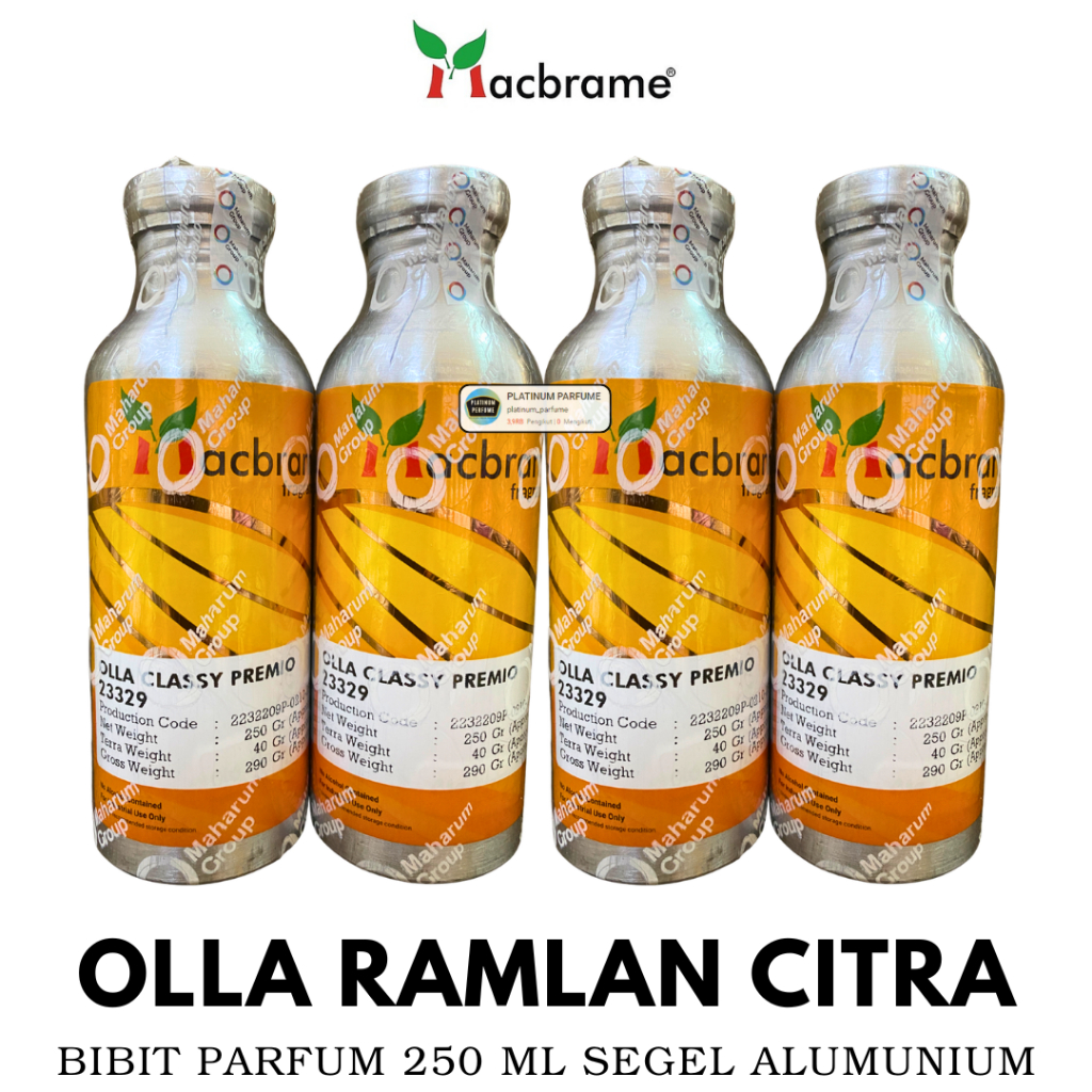 Bibit Parfum OLLA RAMLAN CITRA Packing 250 ML SEGEL MACBRAME - PERFUME Murni Segel - THE WOMEN OLLA 