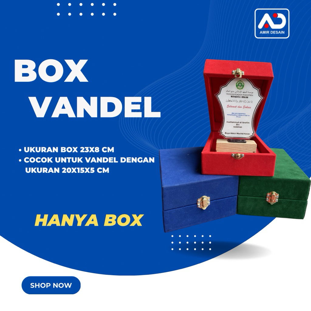 box vandel / box piala akrilik