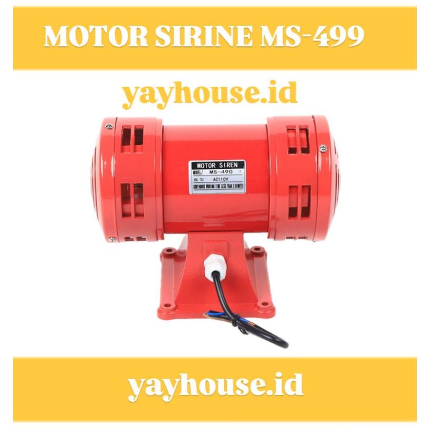 Motor Sirine Sirene MS-490 MS490 220VAC