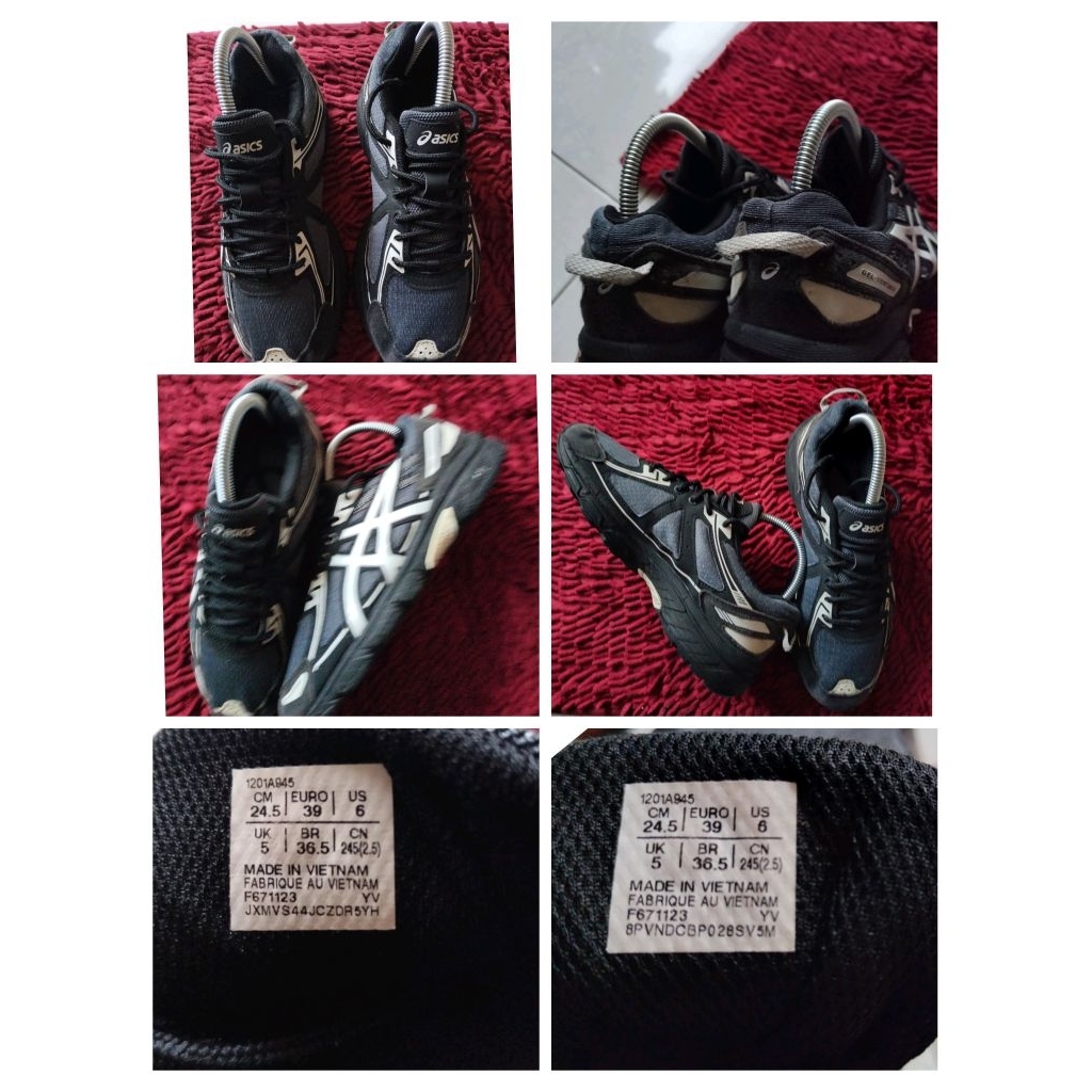 Sepatu Second Original Asics Gel Venture 6 Size 39