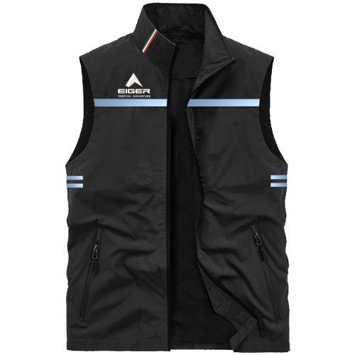 Rompi Motor Pria, Rompi Hiking Vest EIGER, Rompi Bisa Kustom Logo Dan Nama