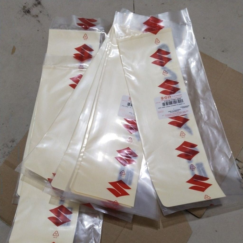 Stiker Kedok Depan Carry 1.5 Asli SGP Original