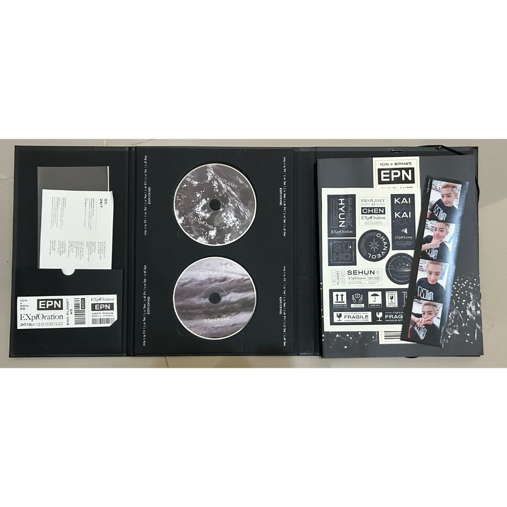 READY STOCK EXO PLANET #5 - EXPLORATION PHOTOBOOK & LIVE DVD ALBUM in seoul INCLUDE PHOTOFILM PHOTOS