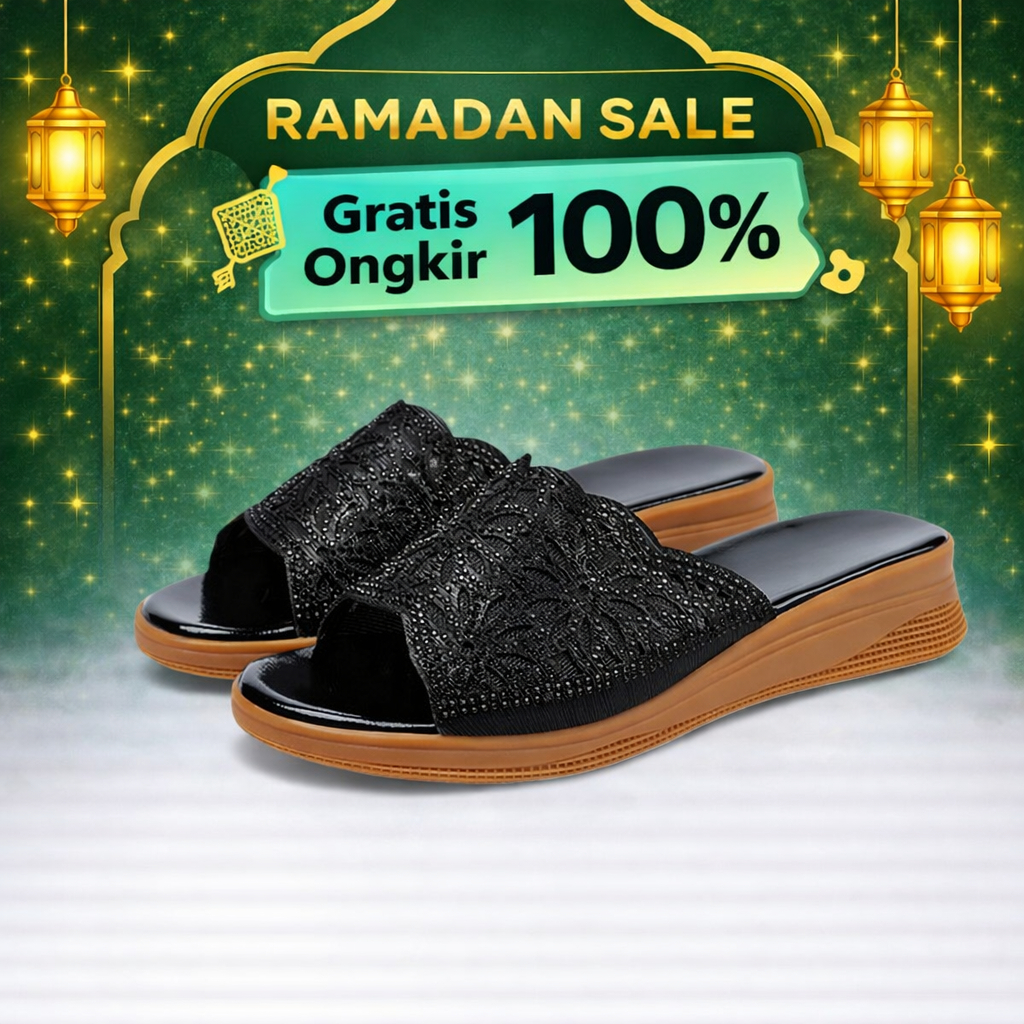 Sandal Pesta Wanita Dewasa / Sendal Kondangan Cewek Remaja import kekinian