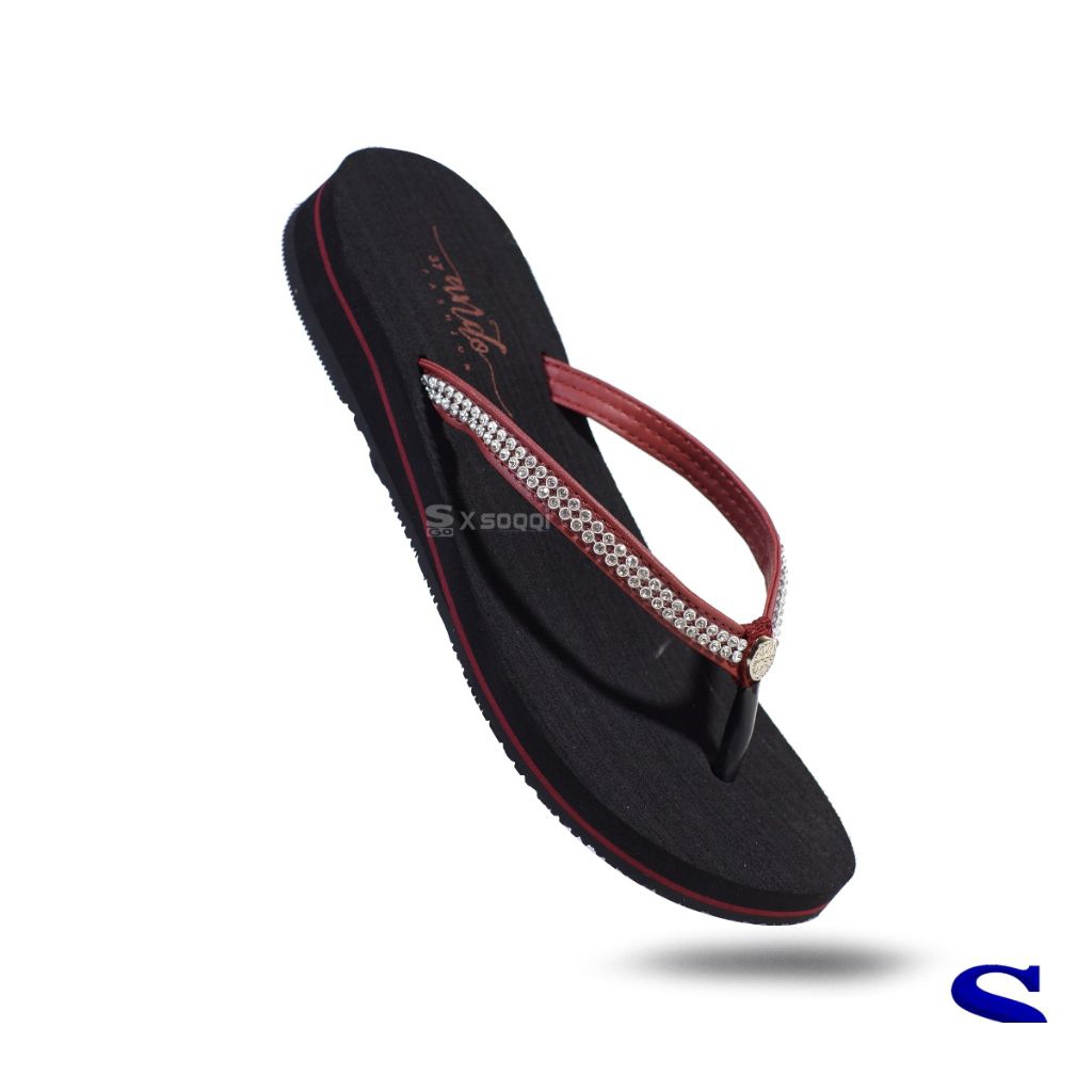 Ando Glamour Sandal jepit cewek terbaru Sandal jepit Ando size 36_40