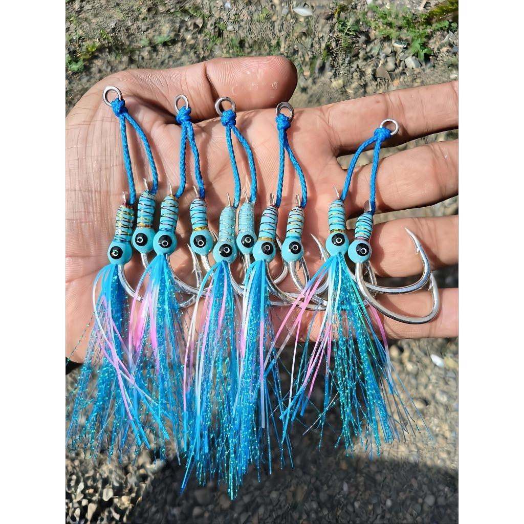 Assist hook jigging pike 3/0 jig 150/250gr full gid