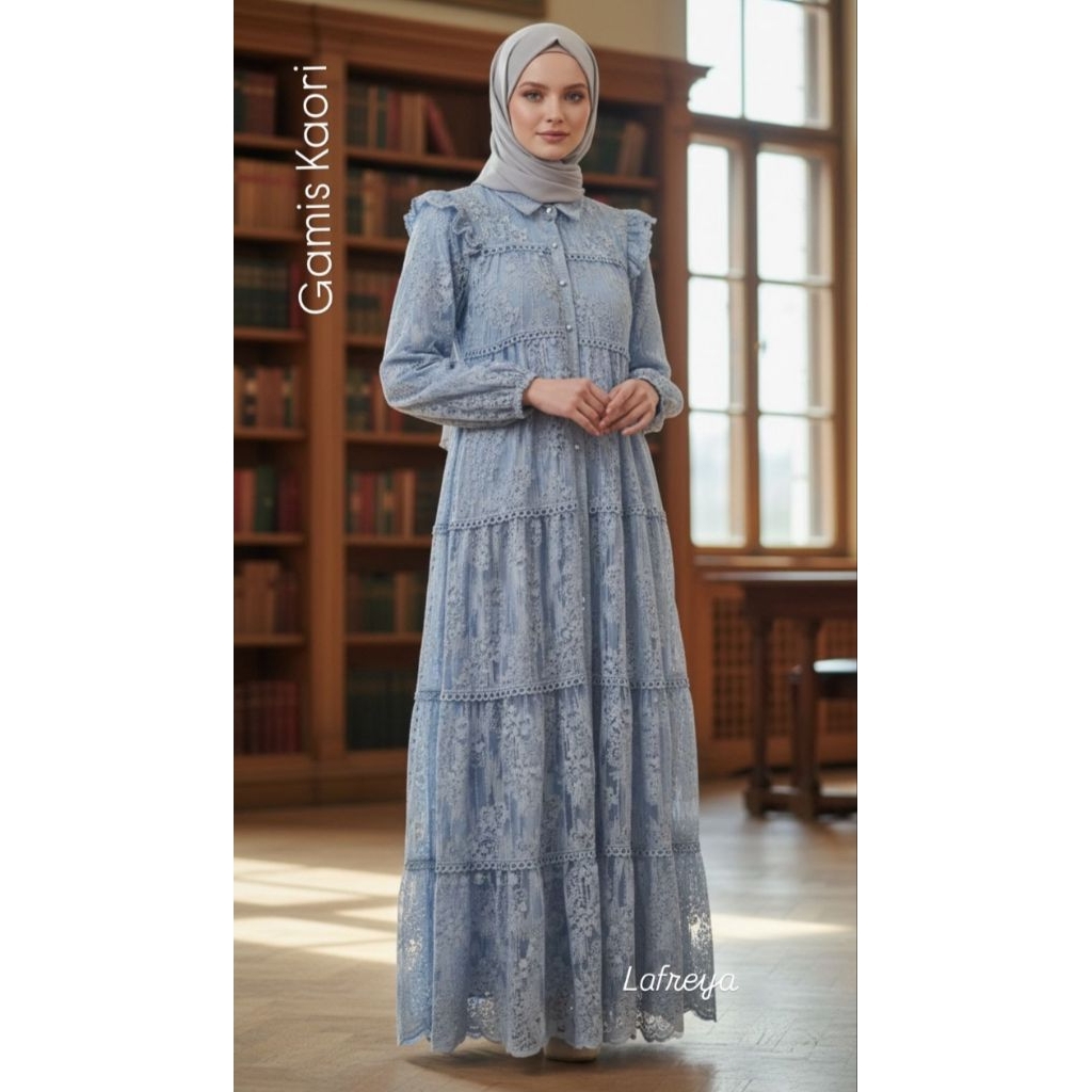 GAMIS LAFREYA DRESS/ ORI BY LAFREYA (LFY) / BRUKAT BANGKOK & BORDIR / BUSUI FRIENDLY KEKINIAN/ REAL 