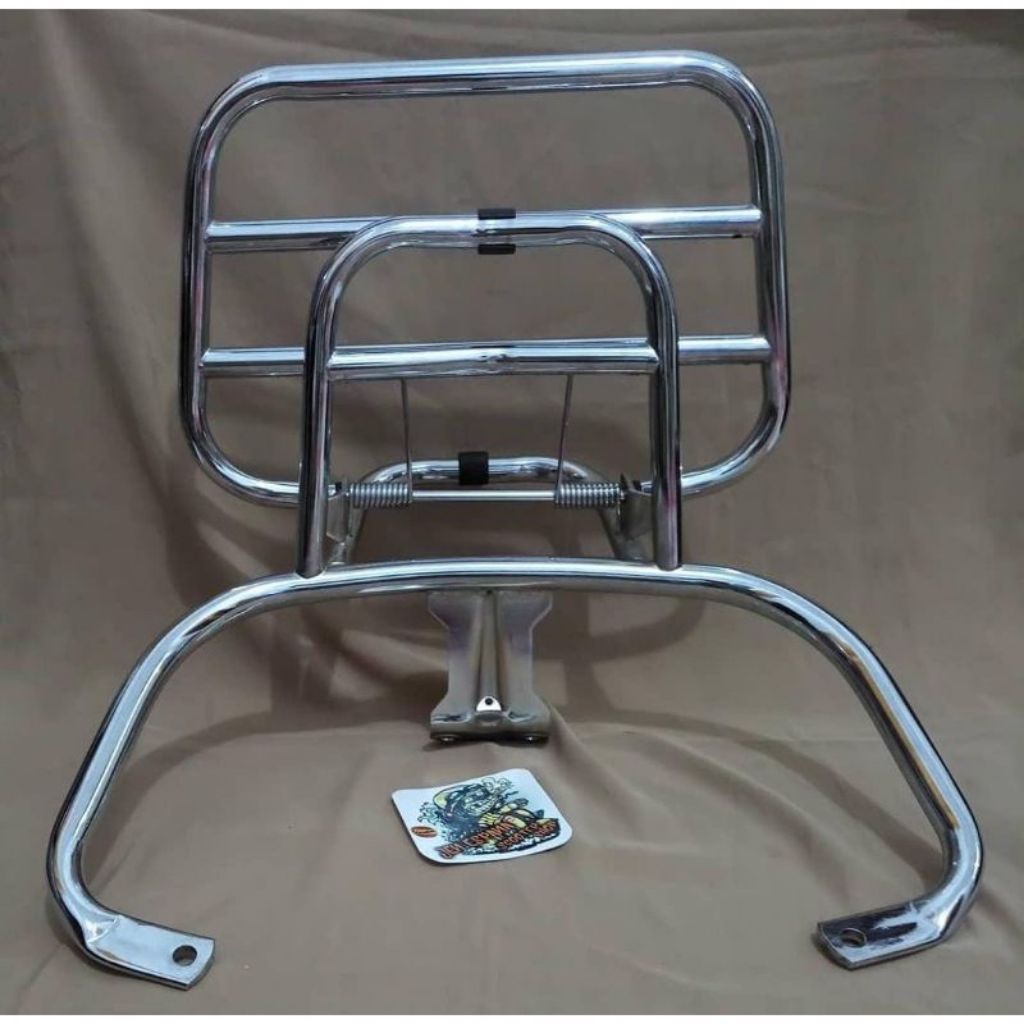 Backrack / Rak Sandaran untuk Vespa Listrik Uwinfly T3/T3 super/T3pro