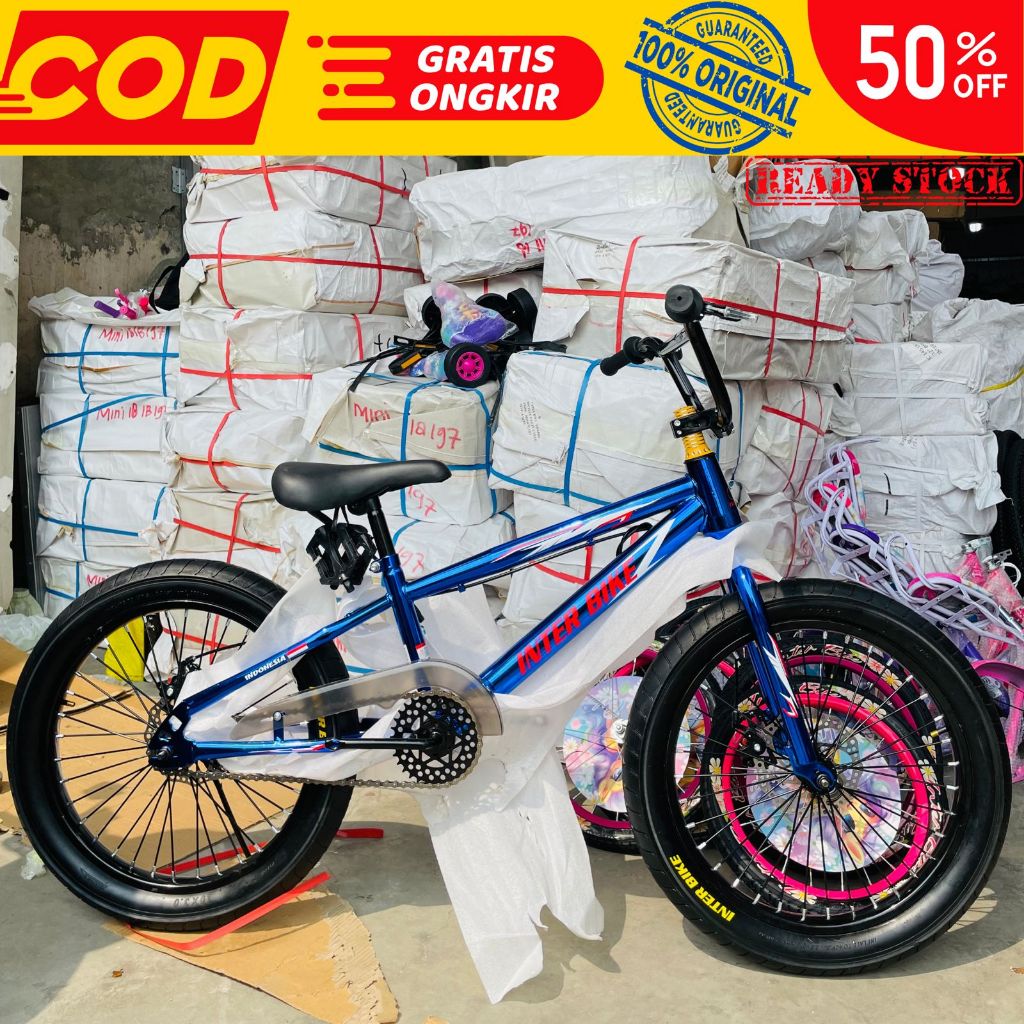SEPEDA BMX MERK INTERBIKE 2059 (BY : PACIFIC GROUP) SIZE 20 INCH