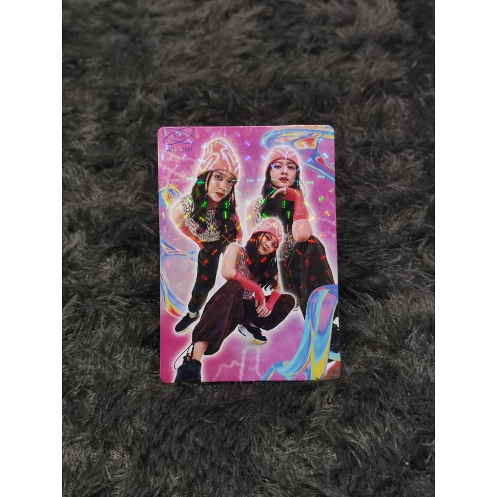 photocard JKT48 x anteraja 60/100 SSR christy official (damage)