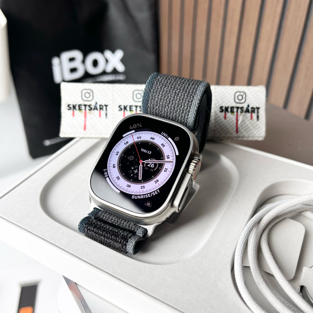 Apple Watch Ultra Gen 1 iBox iwatch Ultra Mulus Like New Battery Health 96%
