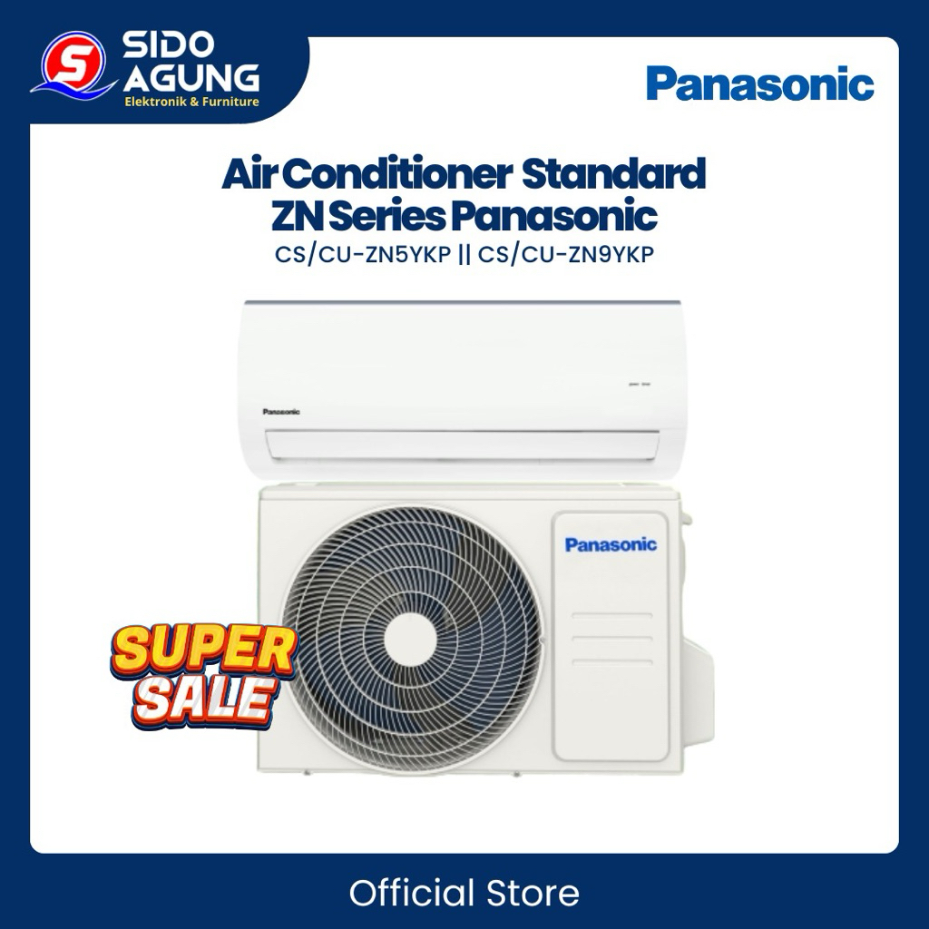 AC PANASONIC SPLIT ZN SERIES // 0,5 PK CS/CU-ZN5YKP // 1 PK CS/CU-ZN9YKP