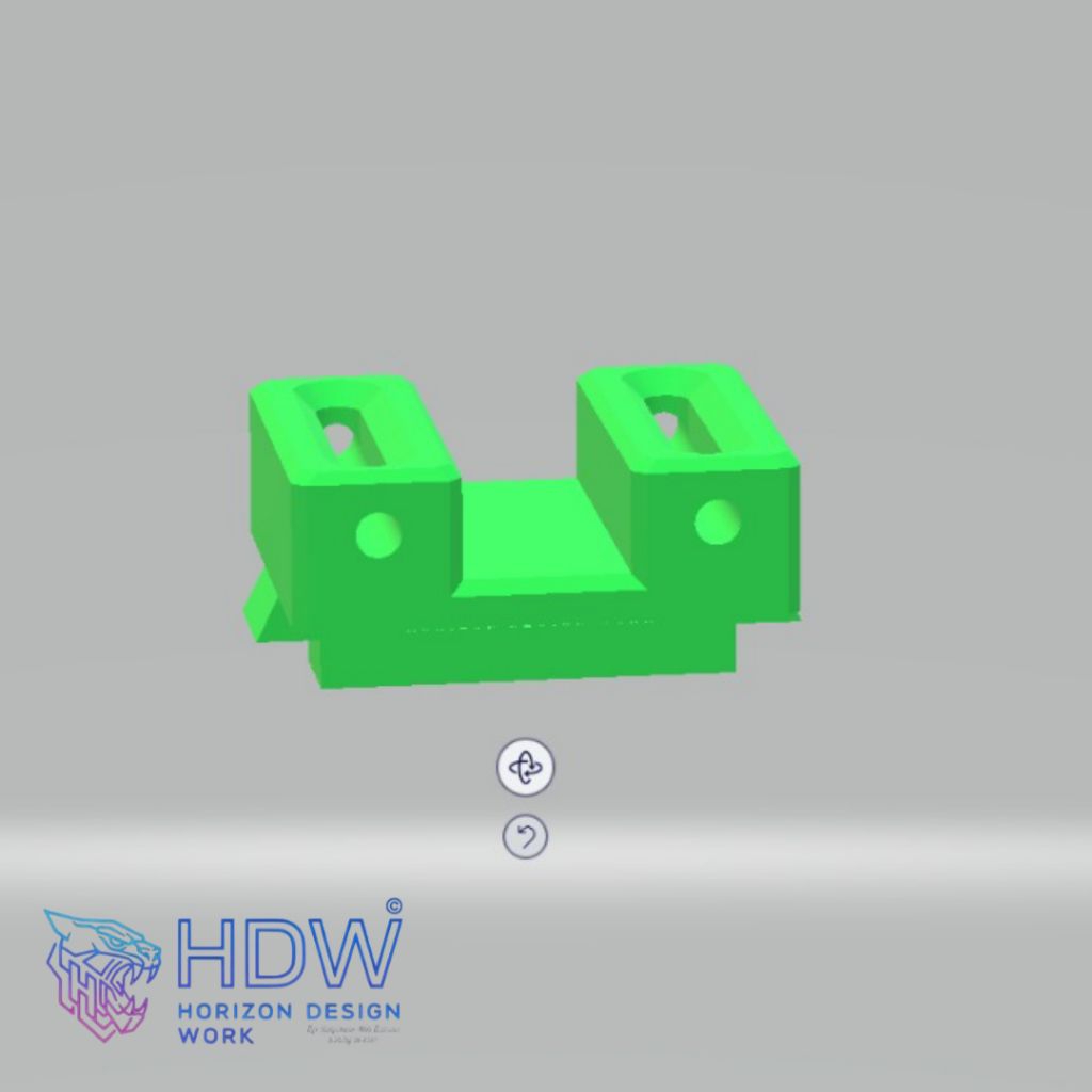 front sight set G18/G19 3D tanpa fiber optik (GBB)