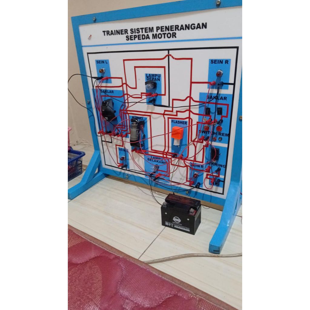 trainer pencahayaan dan kelistrikan sepeda motor (mio j)