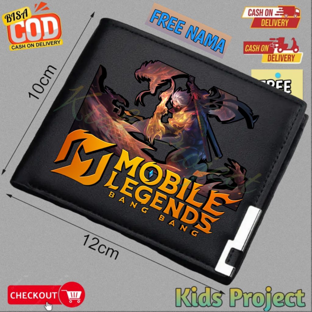 Dompet Anak Mobile Legends Mlbb Dompet Anak Mobile Legends Karakter Hero Hayabusa