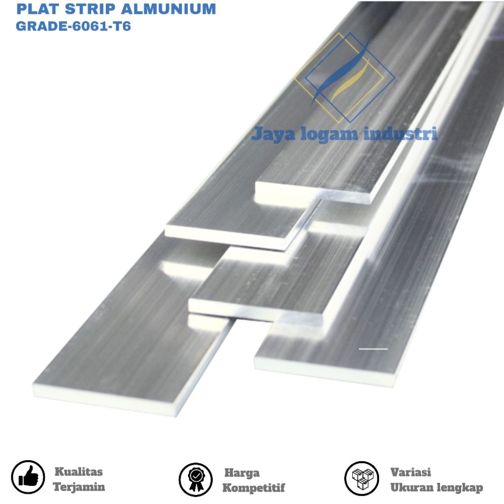 plat strip aluminium 1mm x 20mm x 6000mm