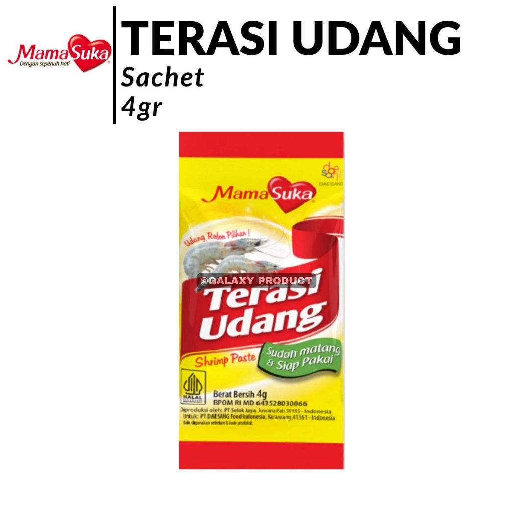 MAMASUKA Terasi Udang - Bumbu Penyedap Rasa Masakan