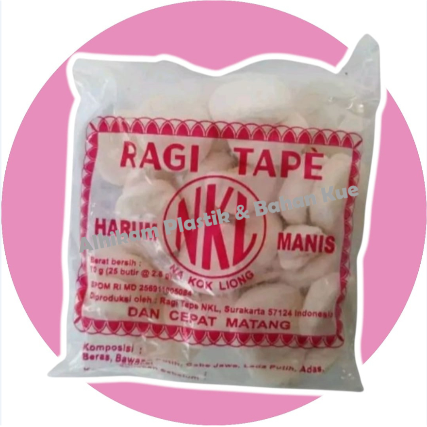 RAGI TAPE NKL 70 gr / RAGI NKL ORIGINAL / RAGI NA KOK LIONG