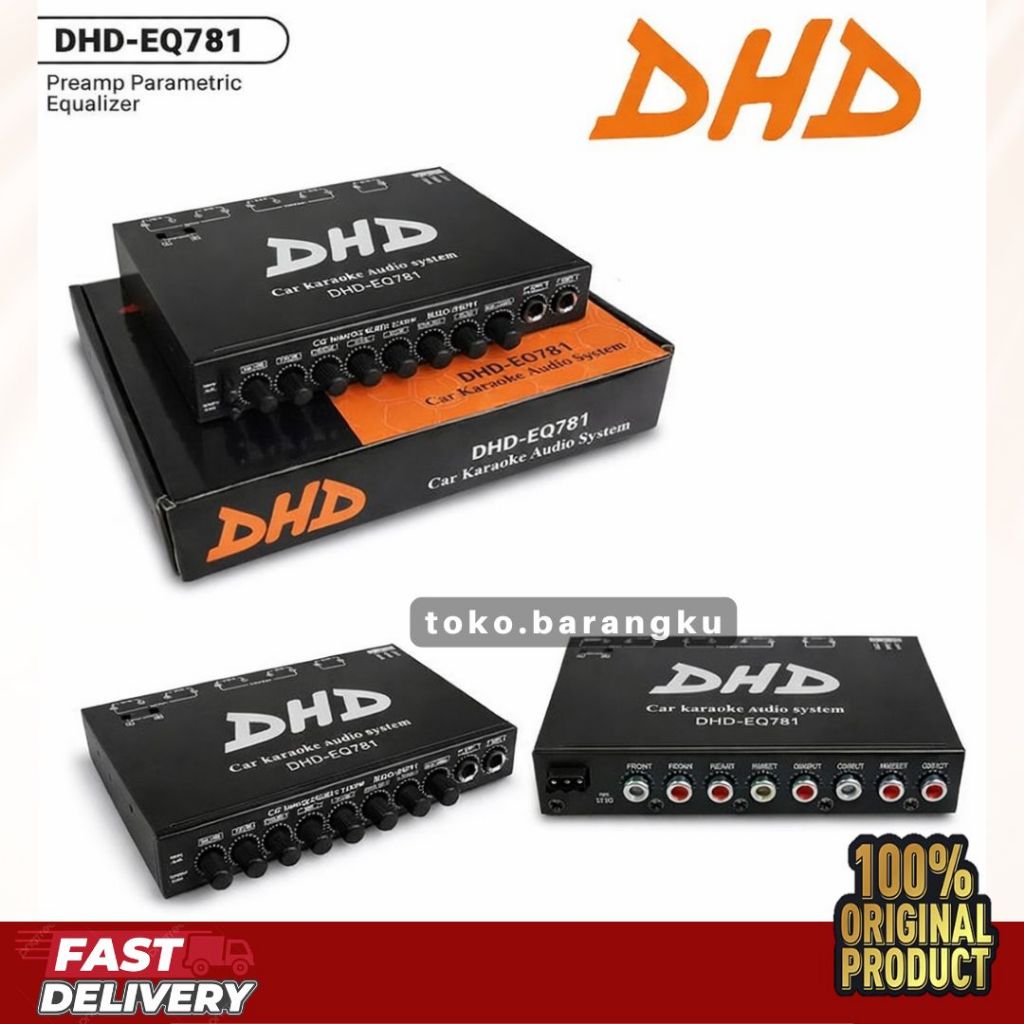Parametric Equalizer Preamp Karaoke Mobil DHD