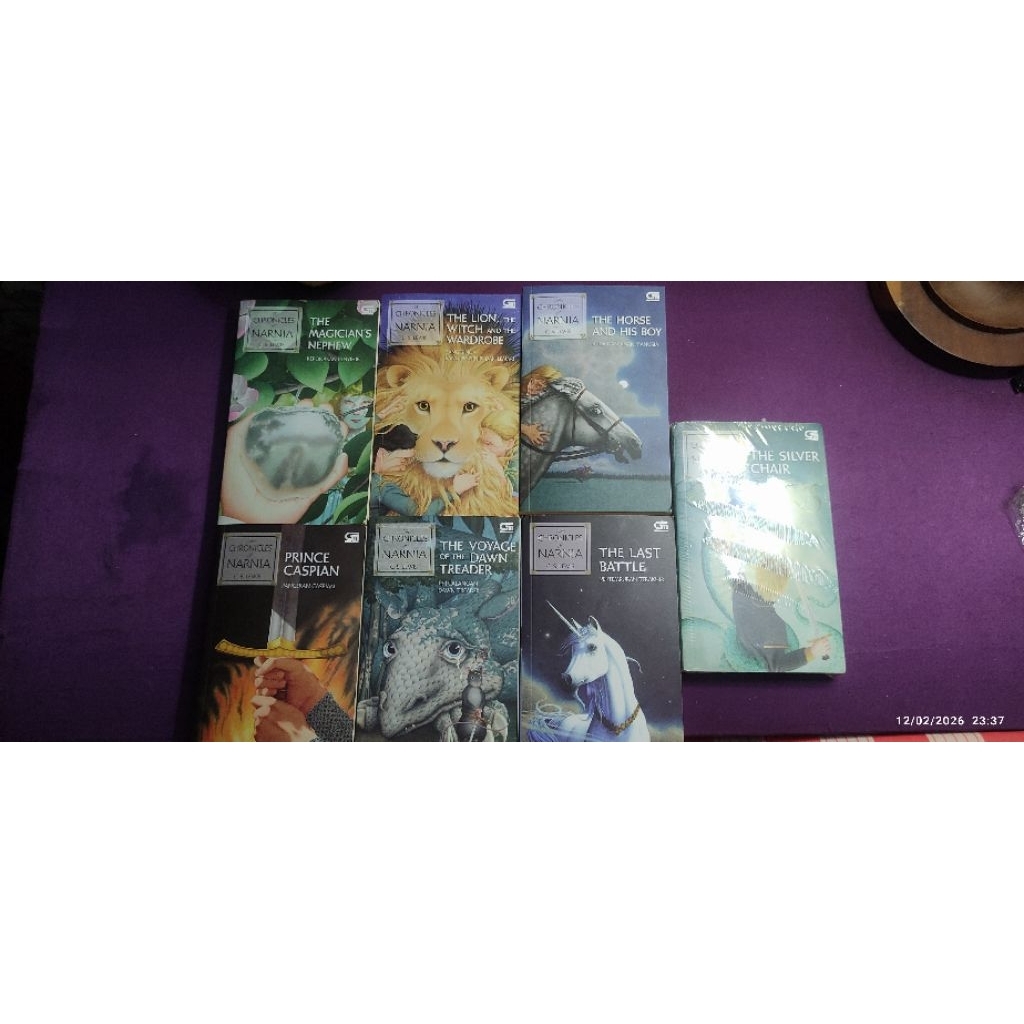 Narnia boxset Novel Narnia 1 set fantasi