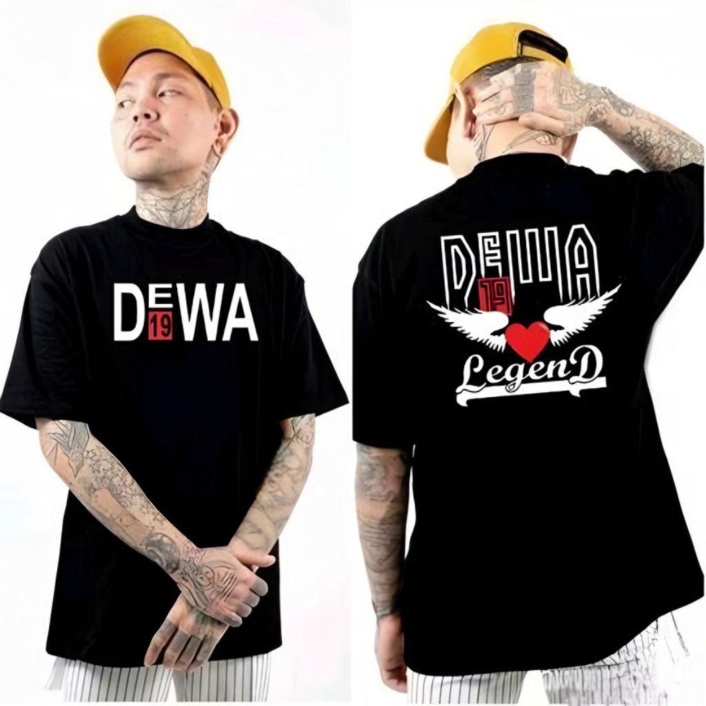 KAOS MUSIC BAND DEWA 19 // TSHIRT MUSIK BAND DEWA 19 // KAOS BAND LEGEND