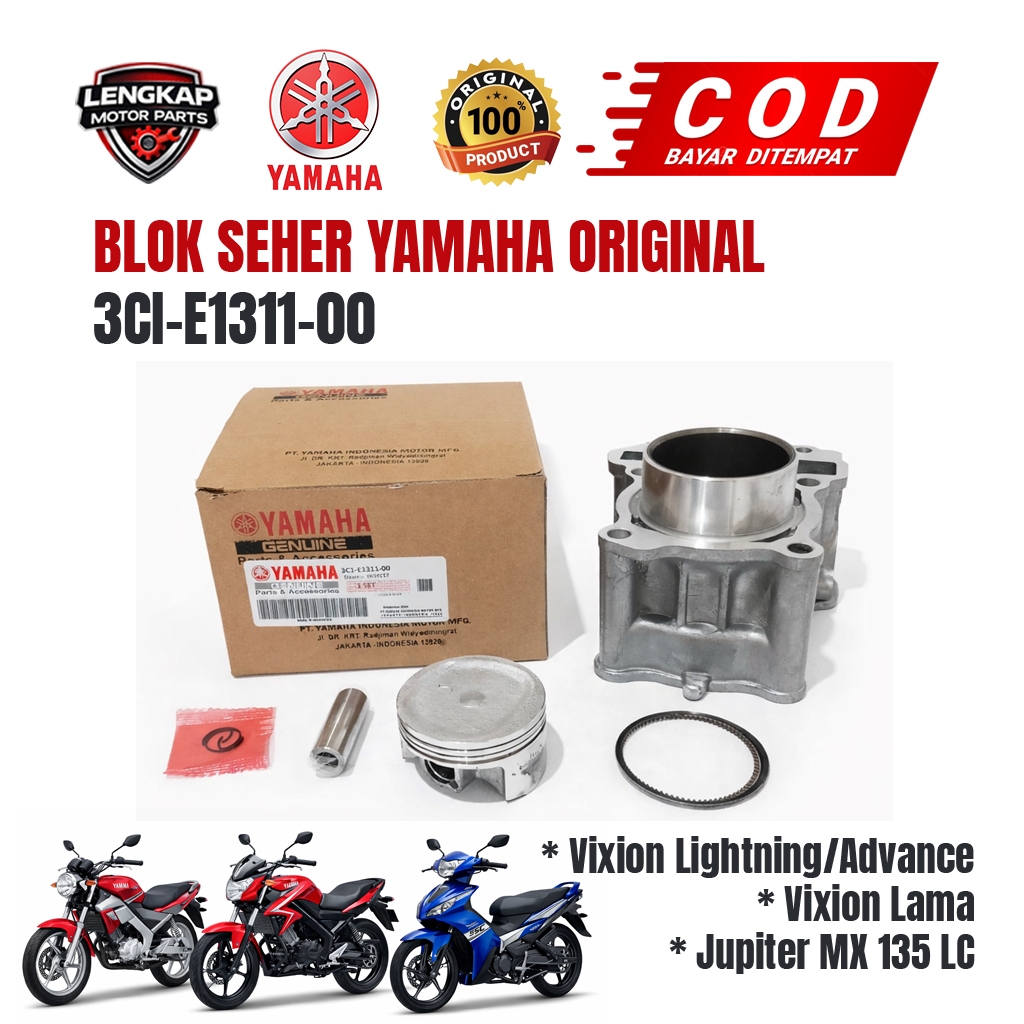 BLOK SEHER 3C1 KODE : 3C1-E1311-00 ORIGINAL YAMAHA VIXION LAMA - VIXION LIGHTNING ADV - VIXION NEW -