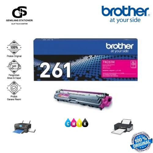 Toner Brother TN-261 Magenta MFC 9330CDW / HL 3170CDW Original