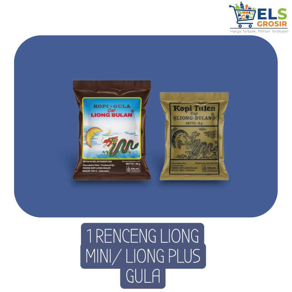 Kopi Liong Bulan 1 Renceng Kopi Liong Bulan Rasa Unik Berkualitas Cocok untuk Kopi Khas Liong Bulan