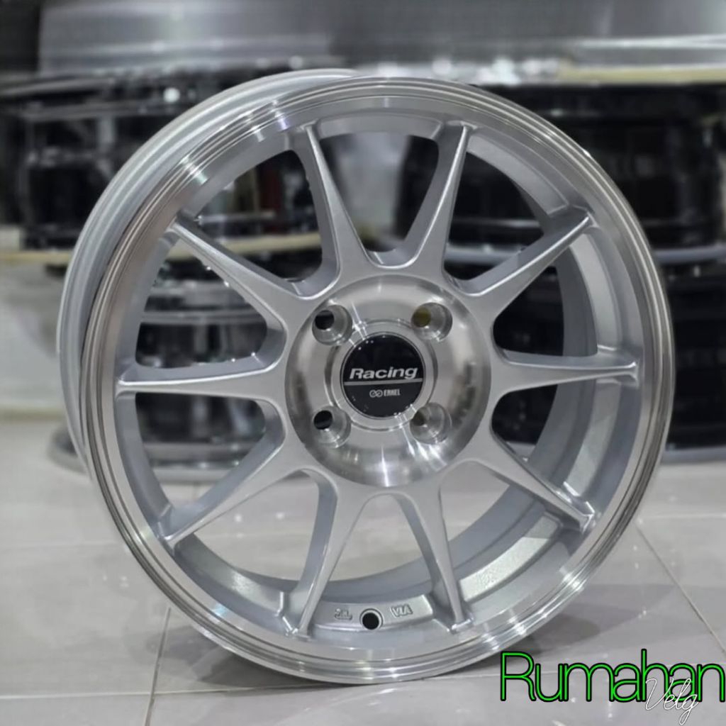 velg enkei tarmac ring 15 lebar 6,5 et 42 velg mobil r15 untuk mobil agya ayla swift fronx brio jazz