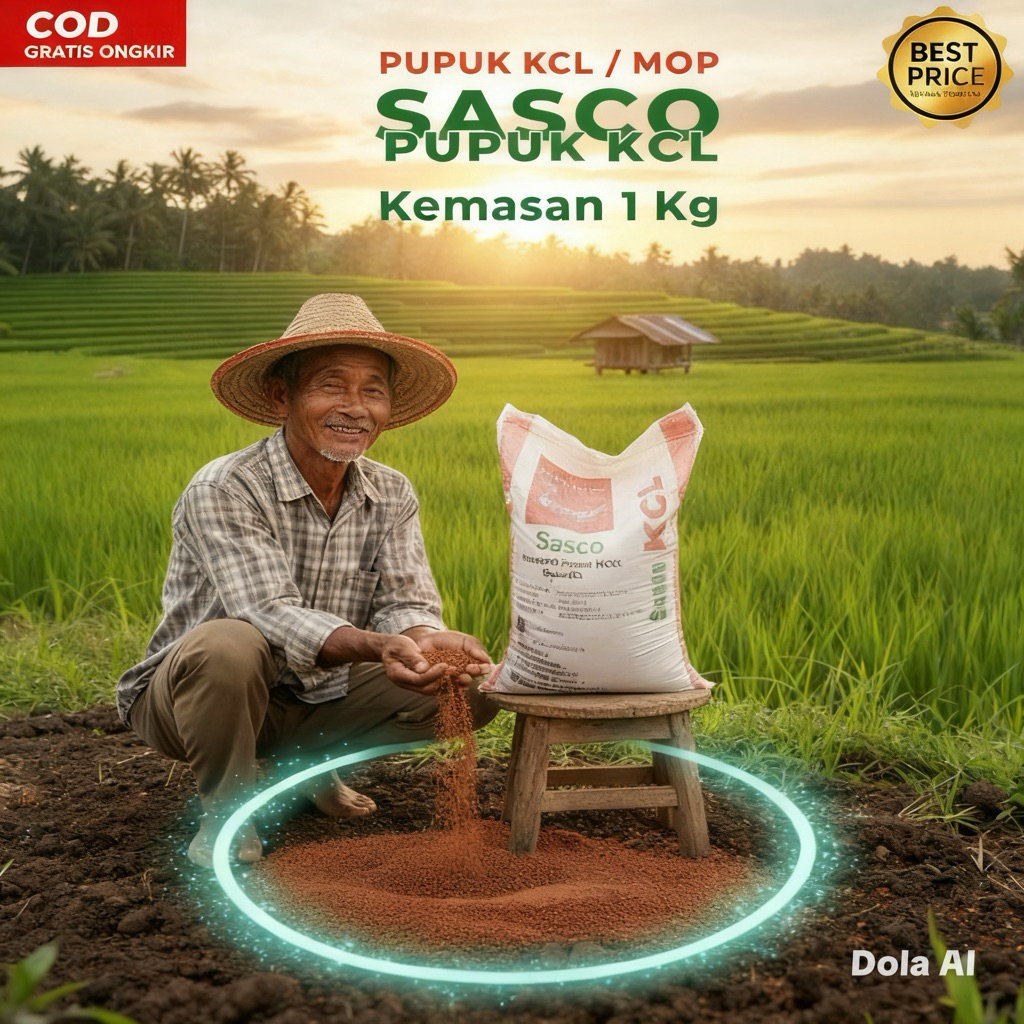 Pupuk KCL / MOP Sasco Kemasan 1 Kg
