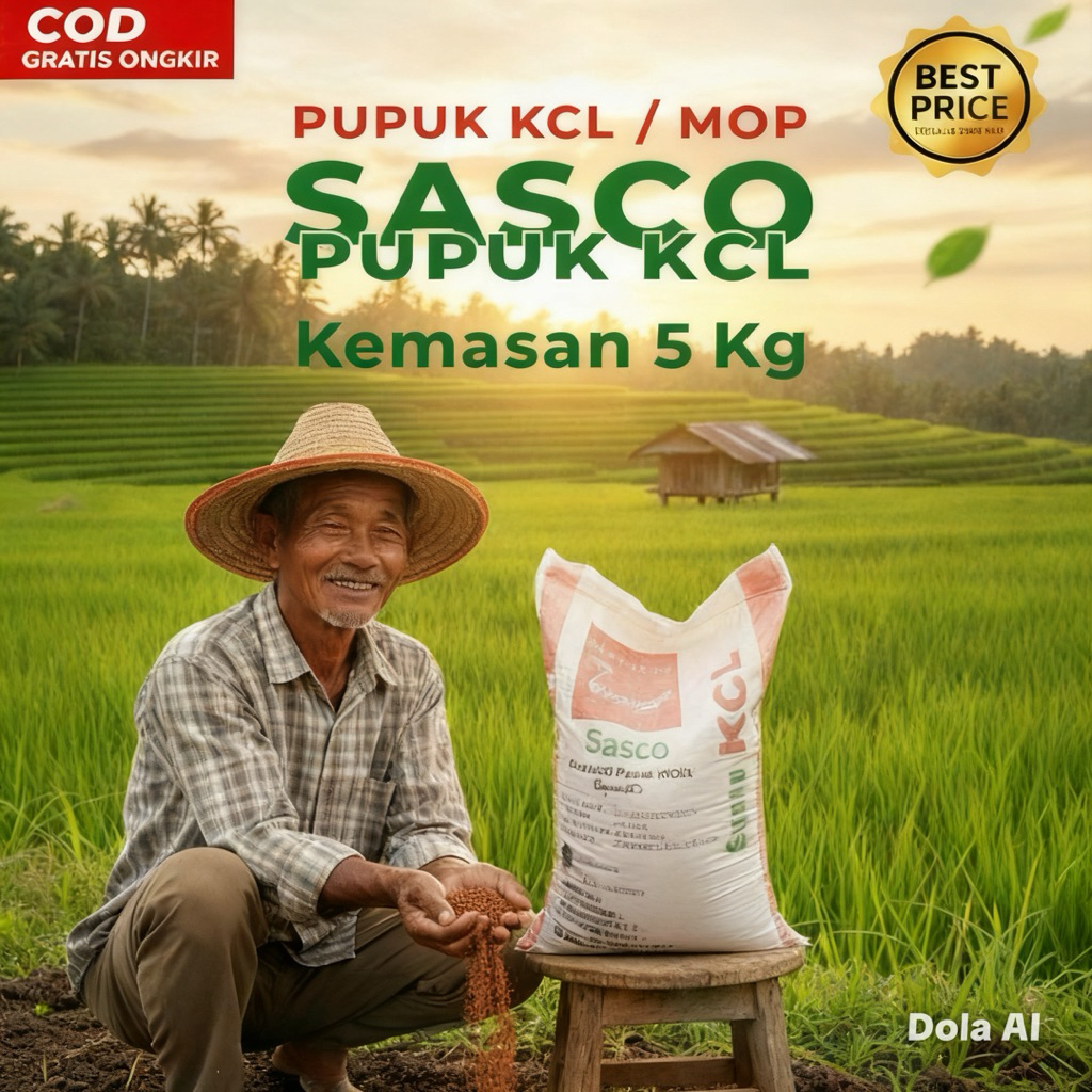 Pupuk KCL / MOP Sasco Kemasan 5 Kg